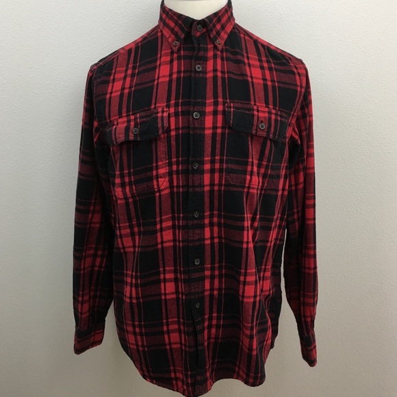 Faded Glory Other - 🆑 Red & Black Plaid Flannel Shirt
